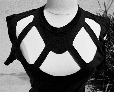 gucci inspired cut out shirt